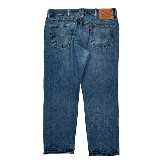 501 Levis Jeans - 35W 30L Blue Cotton
