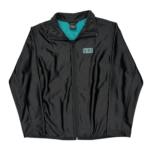 Age 12-13 Nike Track Jacket - Small Black Polyester