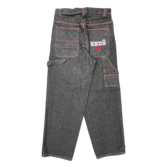 Ekco Hip Hop Carpenter Jeans - 36W 31L Grey Cotton