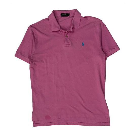 Polo By Ralph Lauren Polo Shirt - Large Pink Cotton