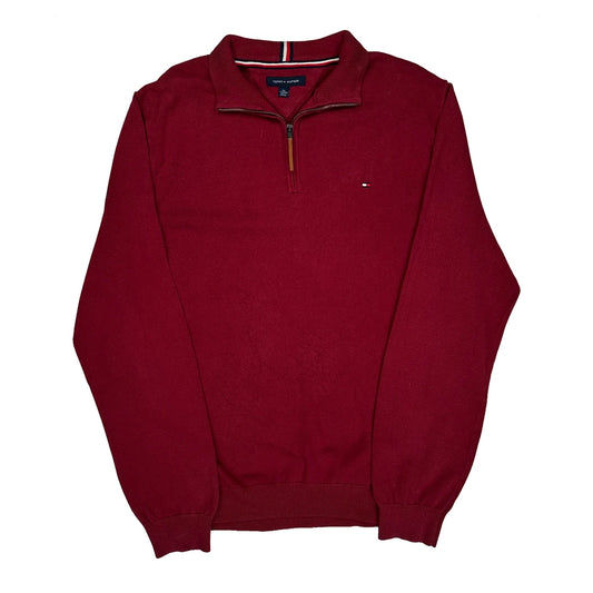 Tommy Hilfiger Jumper - 2XL Red Cotton