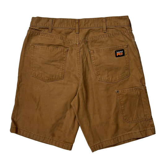 Timberland Carpenter Shorts - 32W 11L Brown Cotton