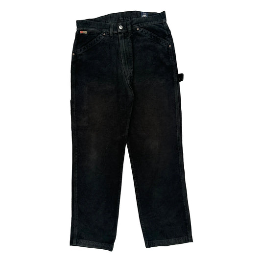Dickies Carpenter Carpenter Trousers - 32W 30L Black Cotton