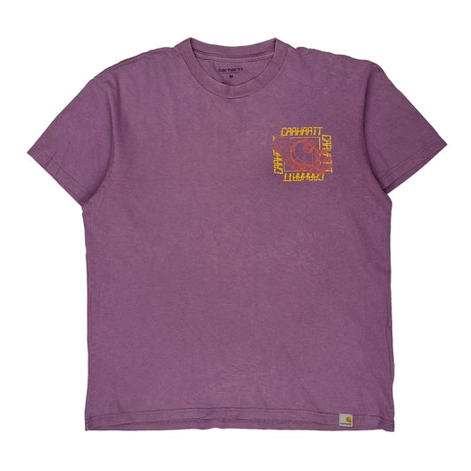 Carhartt Work In Progress Carhartt Graphic T-Shirt - Medium Purple Cotton