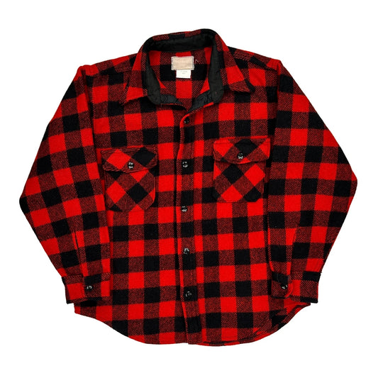 Unbranded Checked Flannel Shirt - Large Black Wool