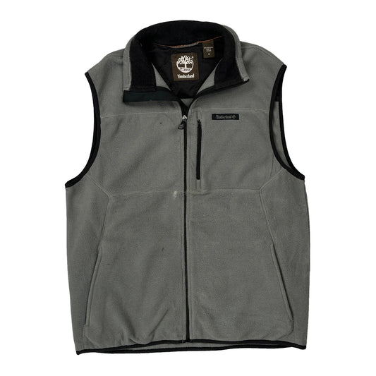 Vintage Timberland Gilet - Medium Grey Polyester