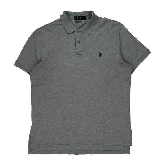 Polo By Ralph Lauren Polo Shirt - Large Grey Cotton