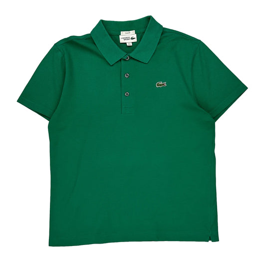 Lacoste Slim Fit Polo Shirt - Medium Green Cotton