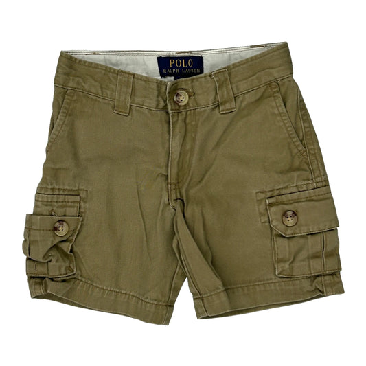 Age 3-4 Polo By Ralph Lauren Cargo Cargo Shorts - 3XS Khaki Cotton