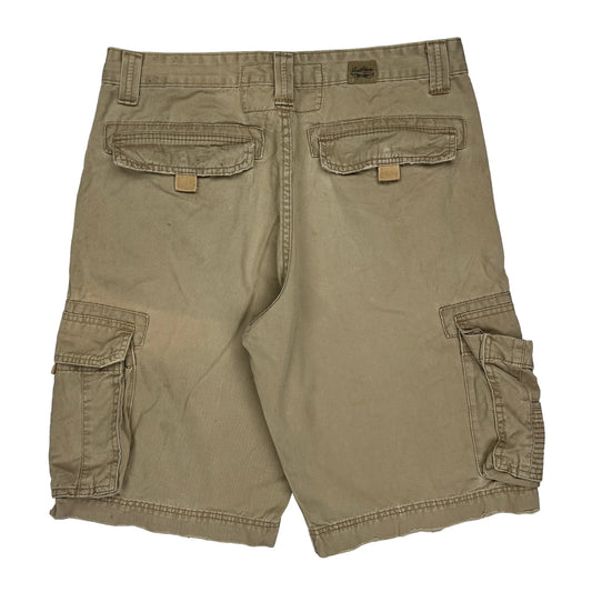 Vintage Levis Cargo Shorts - 34W 11L Beige Cotton
