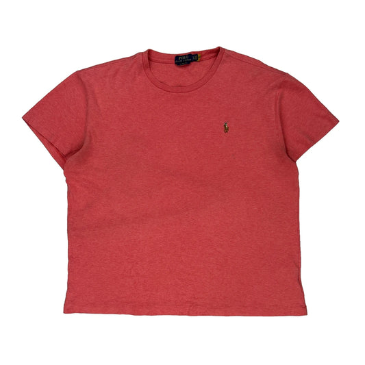 Polo By Ralph Lauren T-Shirt - Large Red Cotton