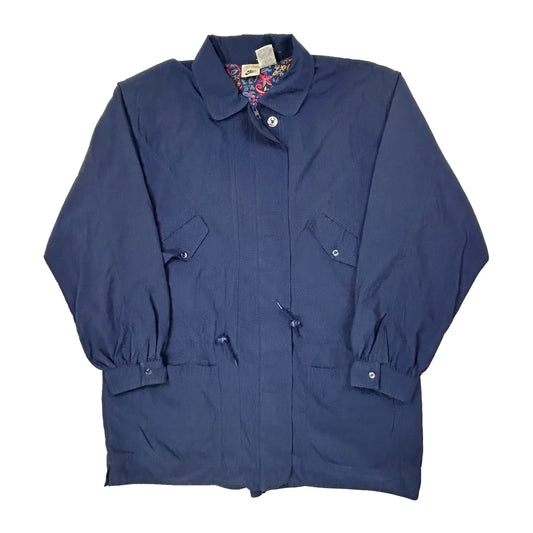 Vintage Nike Jacket - Large Blue Cotton