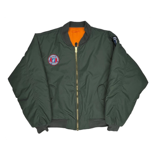 USAf Rothco Ma1 Bomber Jacket - 3XL Green Nylon