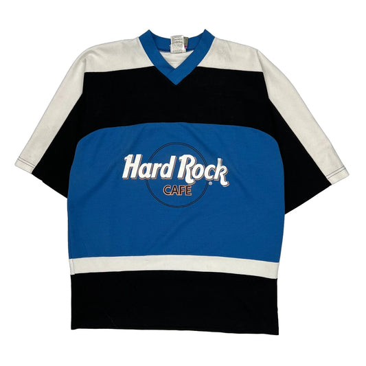 Washington Dc Hard Rock Cafe Graphic Jersey - Large Black Polyester