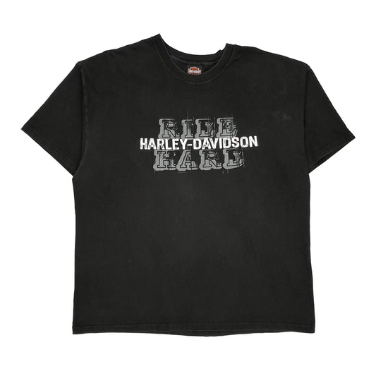 Wildcat Harley-Davidson London Kentucky Harley Davidson Graphic T-Shirt - 2XL Black Cotton