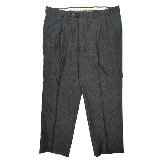 Christian Dior Trousers - 40W 30L Grey Wool Blend