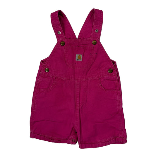 Age 2 Carhartt Dungarees - 3XS Pink Cotton