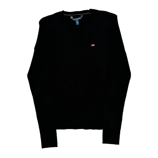 Ralph Lauren Jumper - Large Black Cotton