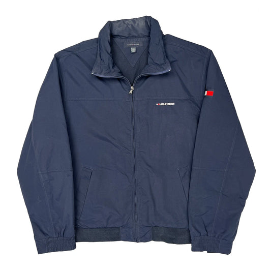 Tommy Hilfiger Windbreaker - 2XL Navy Nylon