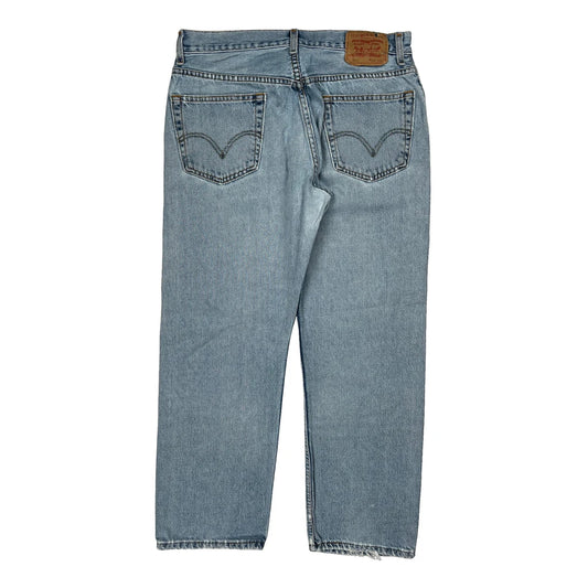 505 Levis Jeans - 32W 28L Light Wash Cotton