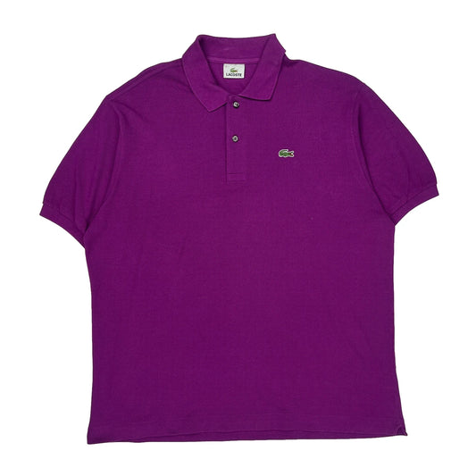 Lacoste Polo Shirt - 2XL Purple Cotton