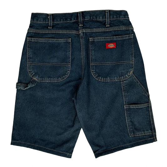 Dickies Carpenter Shorts - 30W 10L Blue Cotton