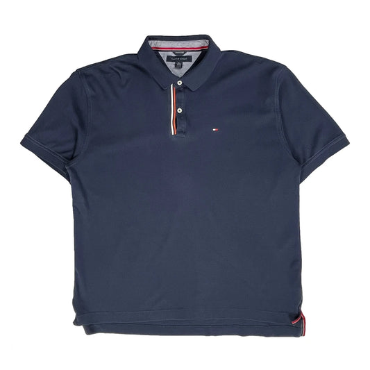 Vintage Tommy Hilfiger Polo Shirt - XL Navy Cotton