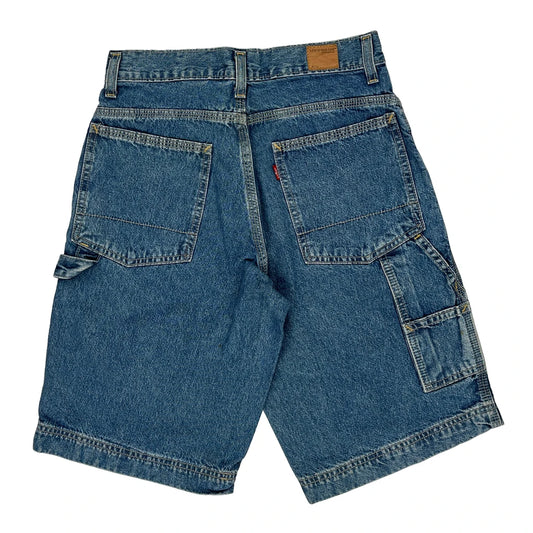 Age 14 Levis Cargo Denim Shorts - 26W 10L Blue Cotton