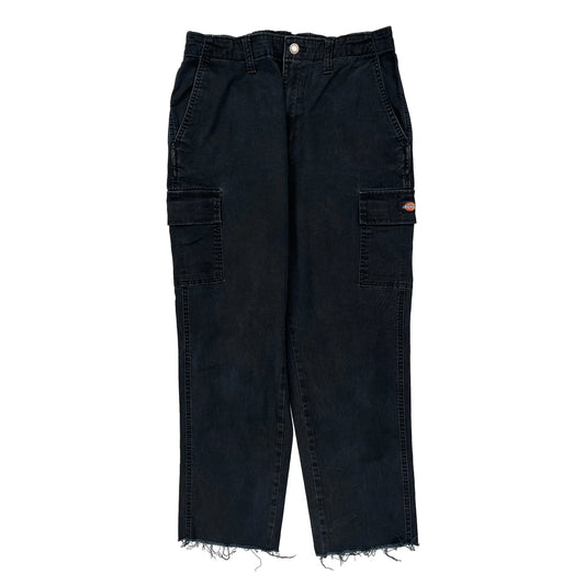 Dickies Cargo Trousers - 29W 27L Black Cotton