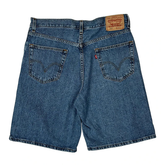 Vintage Levis Denim Shorts - 34W 10L Blue Cotton