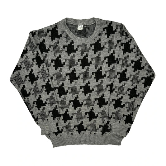 Unbranded Jumper - Medium Black Wool Blend