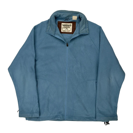 Timberland Fleece Jacket - Large Blue Polyester