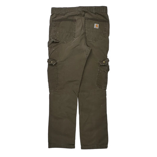 Carhartt Cargo Trousers - 32W 32L Brown Cotton