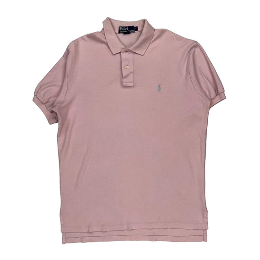 Polo By Ralph Lauren Polo Shirt - Large Pink Cotton