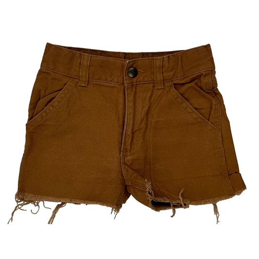 Age 3 Carhartt Carpenter Shorts - Xxx-Smallw 4L Brown Cotton