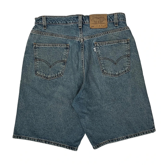 Levis Denim Shorts - 32W 11L Blue Cotton