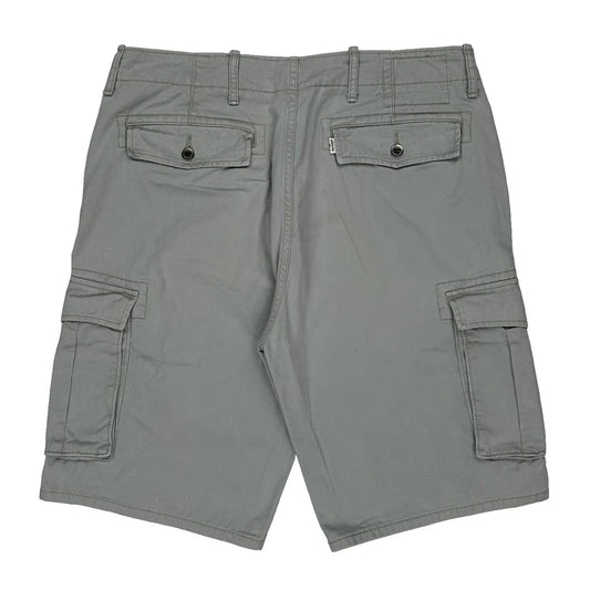 Levis Cargo Cargo Shorts - 34W 10L Grey Cotton