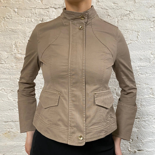 Vintage beige Saint Andre Jacket - womens medium