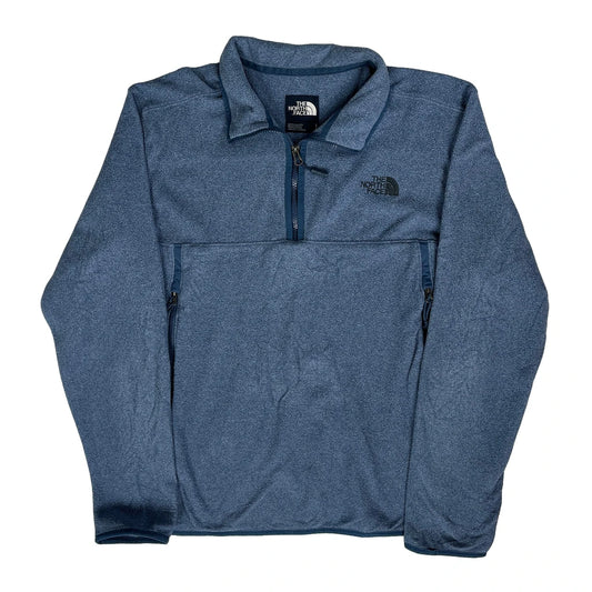 The North Face Fleece - Large Blue Polyester