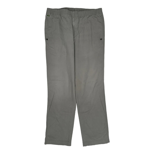 Lacoste Trousers - Medium Grey Cotton