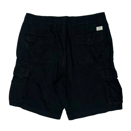 Chaps Ralph Lauren Cargo Shorts - 34W 10L Black Cotton
