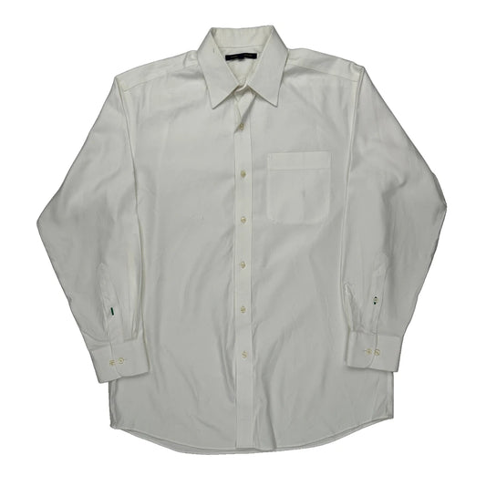 Tommy Hilfiger Shirt - Medium White Cotton