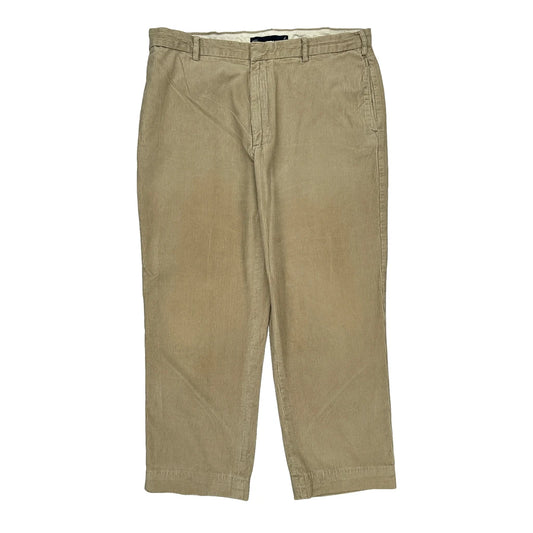 Nautica Cord Trousers - 38″ Waist Beige Cotton