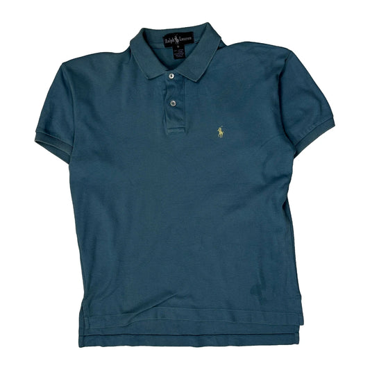 Ralph Lauren Polo Shirt - Small Blue Cotton