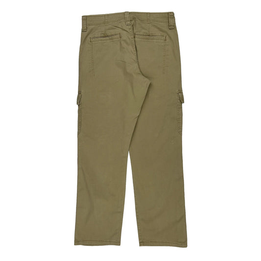 Wrangler Cargo Trousers - 30W 31L Khaki Cotton