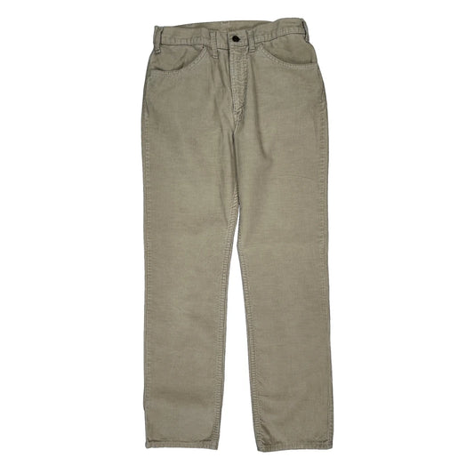 Levis Cord Trousers - 28W 30L Beige Corduroy
