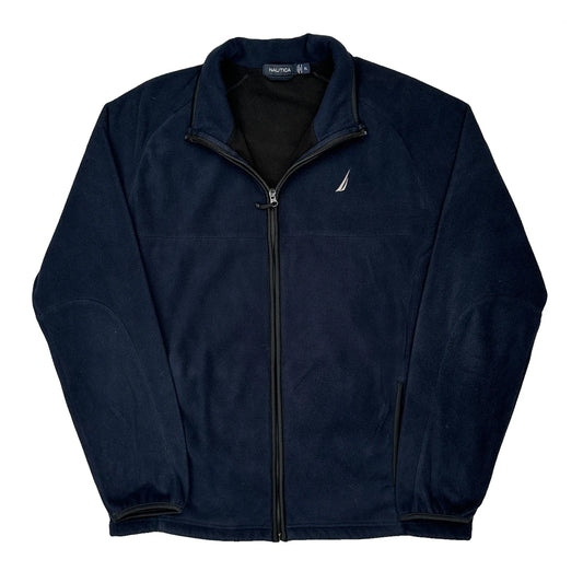 Nautica Fleece Jacket - XL Navy Polyester