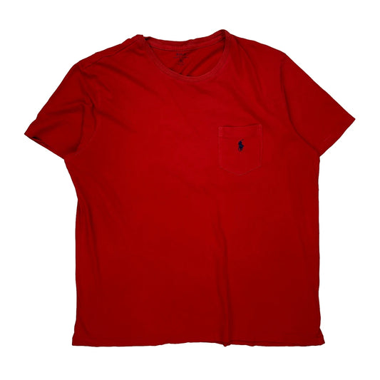 Polo By Ralph Lauren T-Shirt - XL Red Cotton
