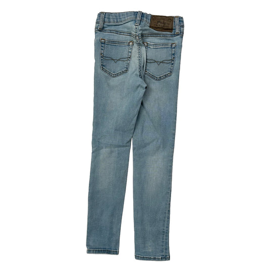 Age 7 Polo By Ralph Lauren Skinny Fit Jeans - Small Light Wash Denim
