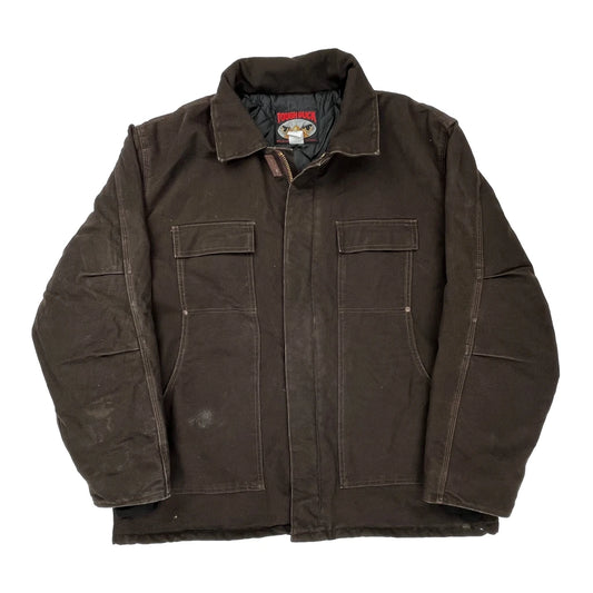 Tough Duck Jacket - 2XL Brown Cotton